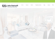 Tablet Screenshot of johnpatricelli.com